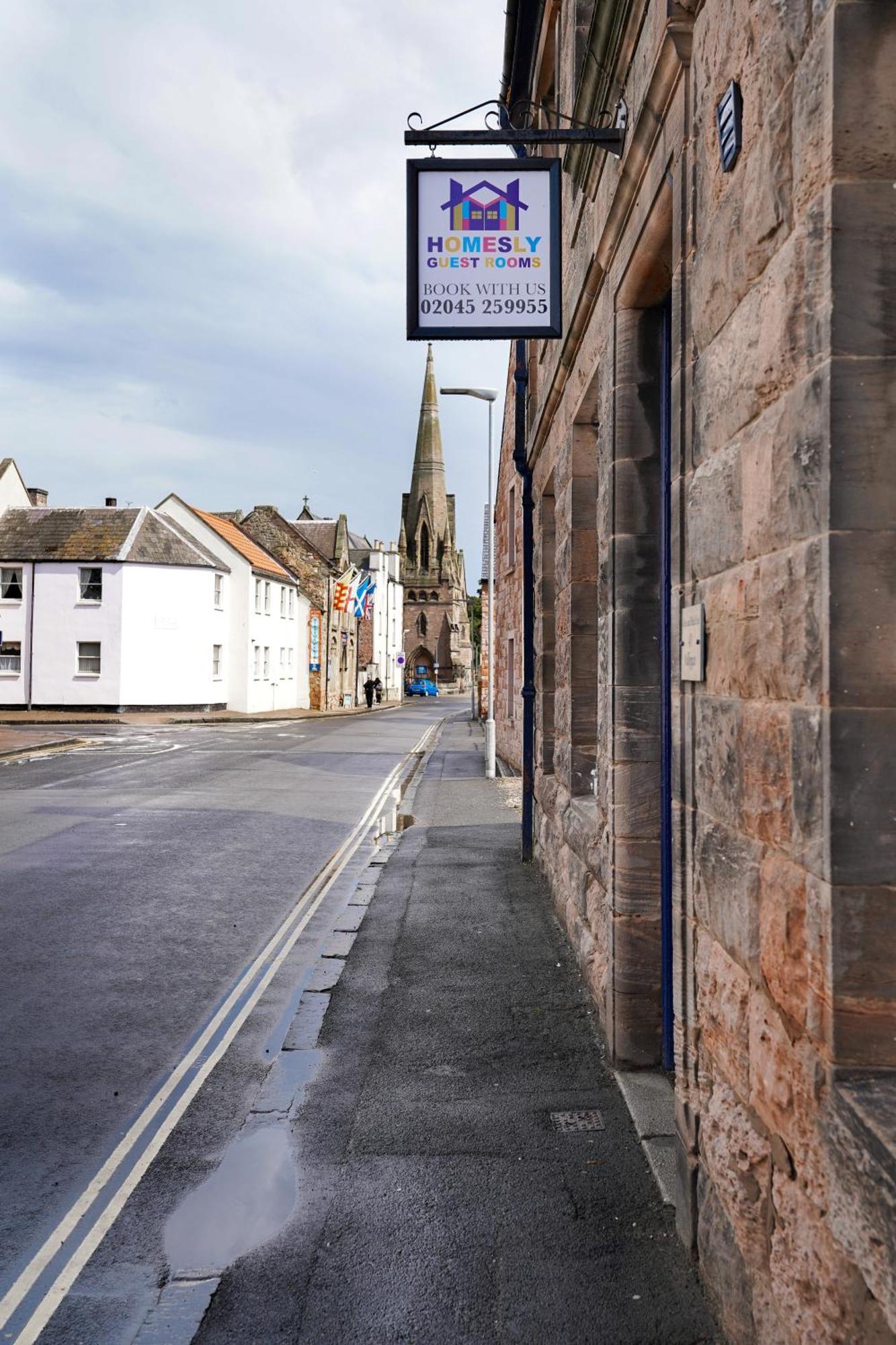 Homesly Guest Rooms, Comfortable En-Suite Guest Rooms With Free Parking And Self Check-In Berwick Upon Tweed Eksteriør bilde