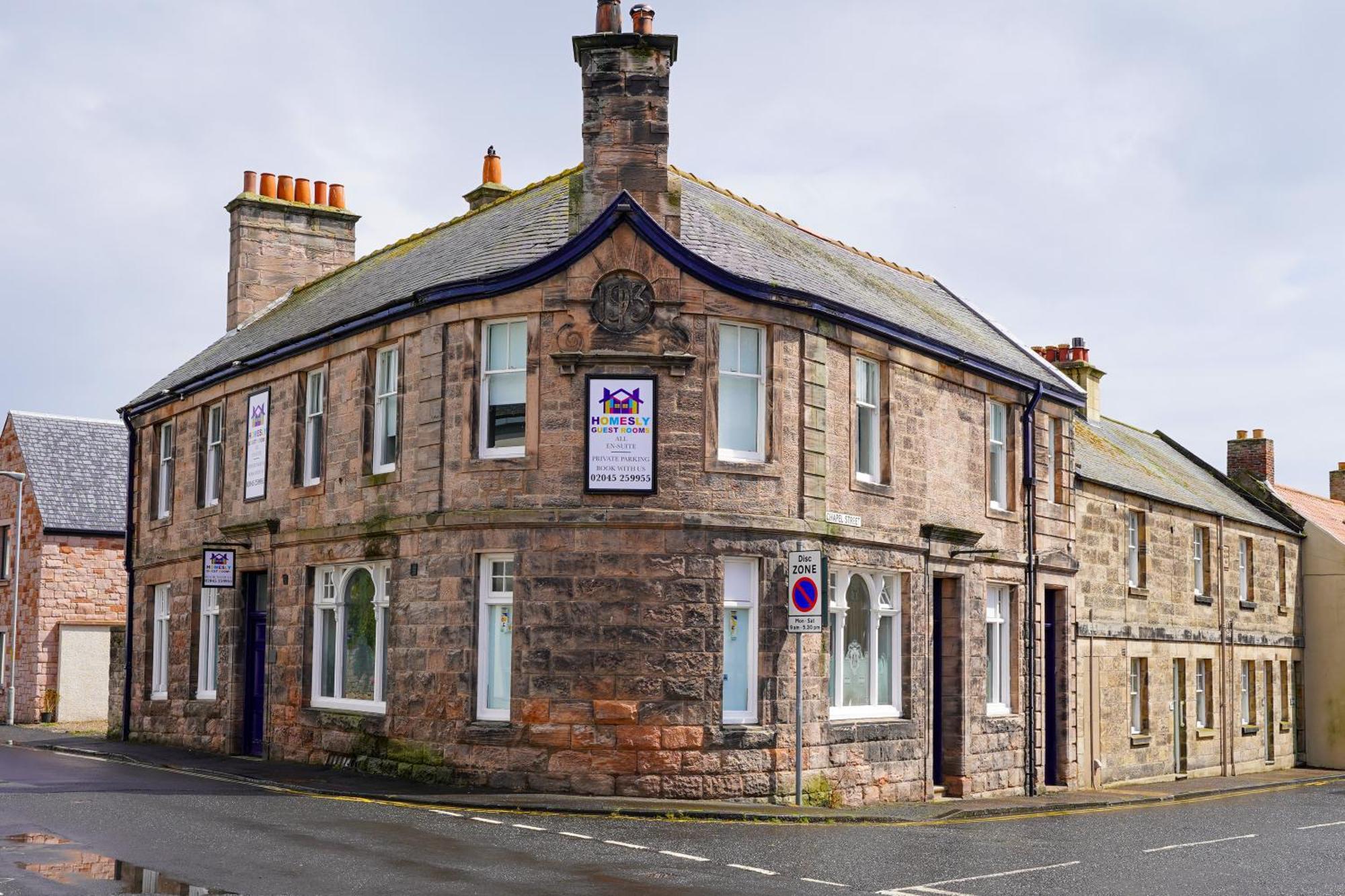 Homesly Guest Rooms, Comfortable En-Suite Guest Rooms With Free Parking And Self Check-In Berwick Upon Tweed Eksteriør bilde